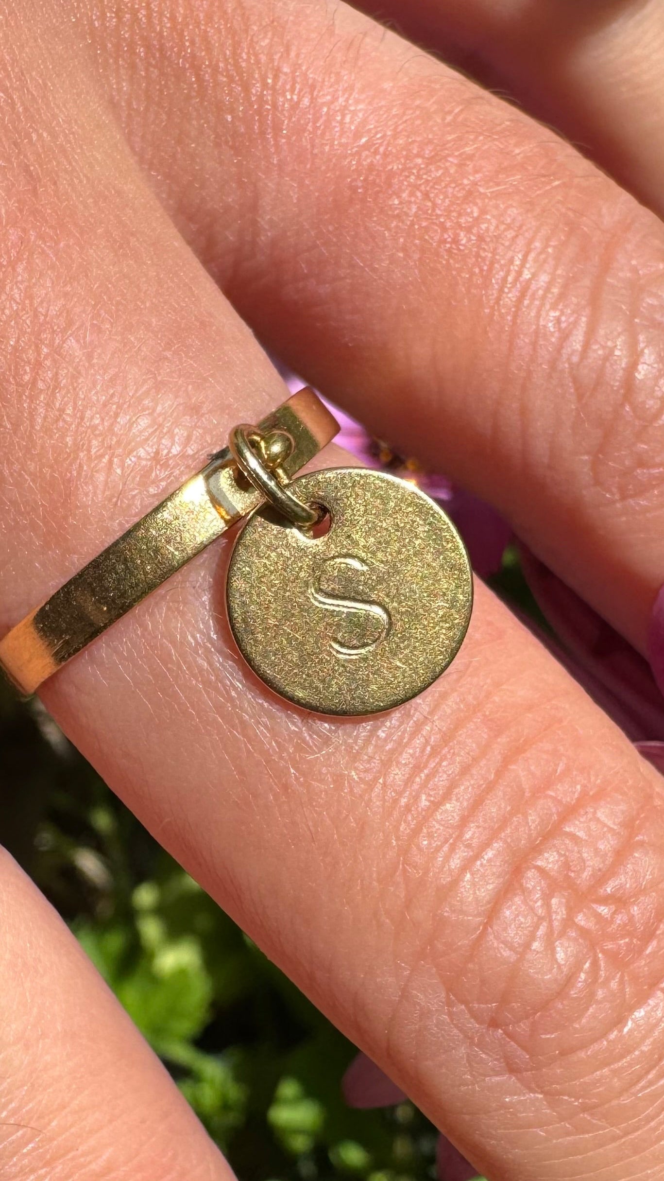 Bague breloque