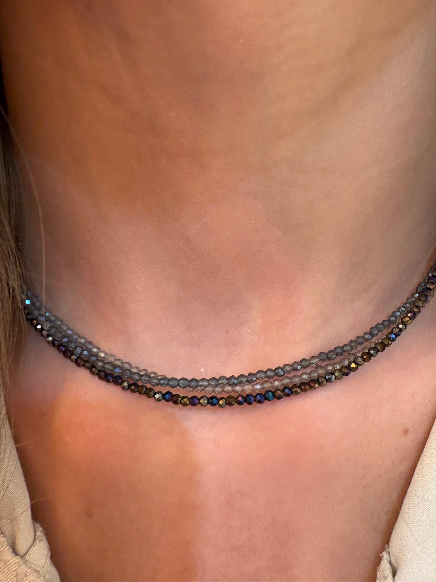 « Le triptyque » collier